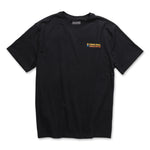 Black Adult Summertime Outside Tee featuring the Town Hall logo, perfect for warm weather adventures from trail runs to campfire gatherings.