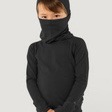 Merino Wool Balaclava with Ponytail Hole