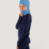 Merino Wool Balaclava with Ponytail Hole