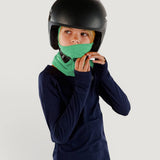 Merino Wool Balaclava with Ponytail Hole