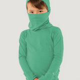Merino Wool Balaclava with Ponytail Hole