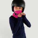 Merino Wool Balaclava with Ponytail Hole