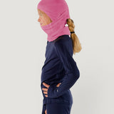 Merino Wool Balaclava with Ponytail Hole