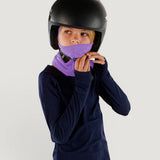 Merino Wool Balaclava with Ponytail Hole