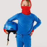 Merino Wool Balaclava with Ponytail Hole