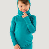 Merino Wool Balaclava with Ponytail Hole