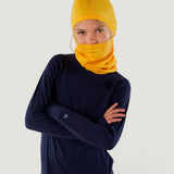 Merino Wool Balaclava with Ponytail Hole