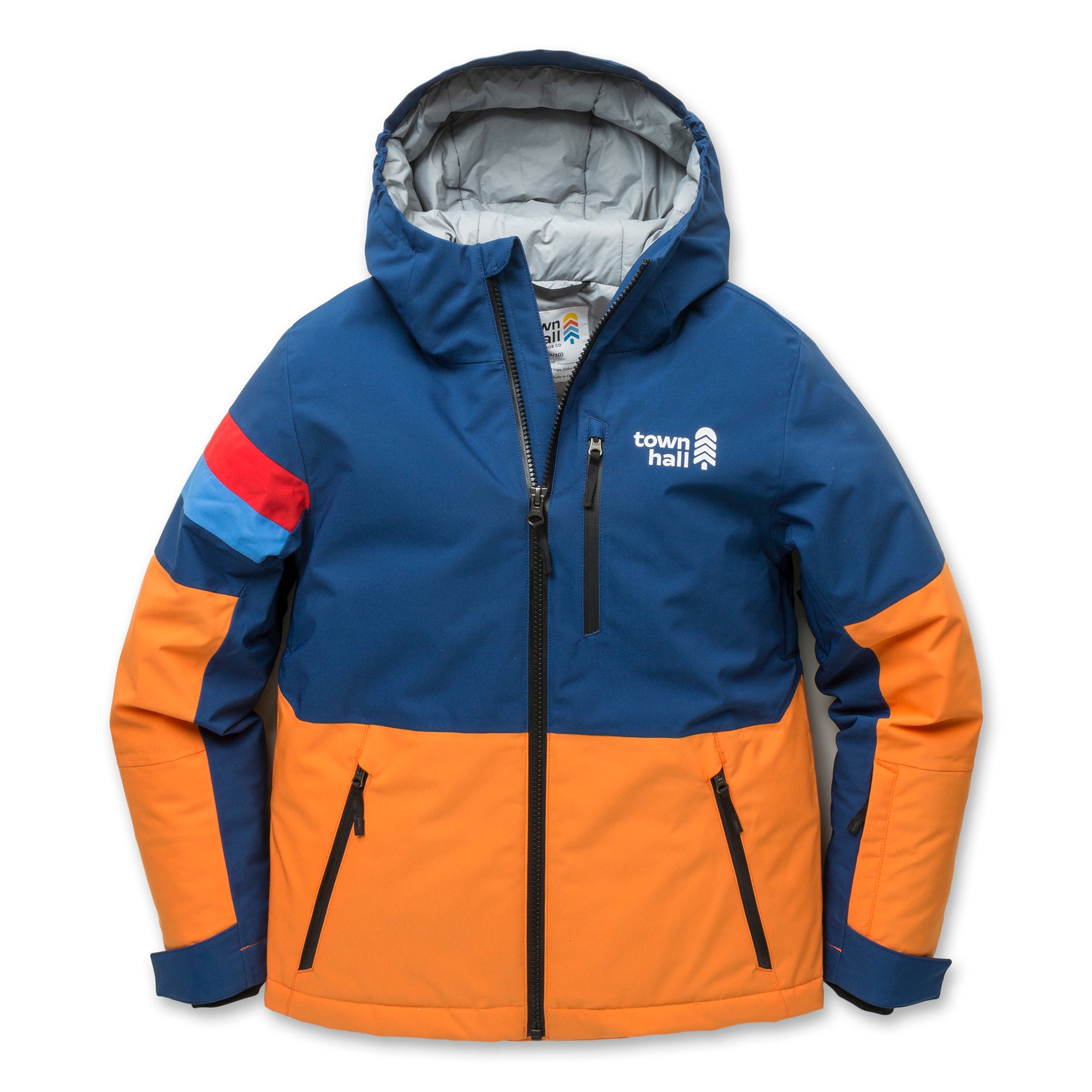 Town Hall Mountain Town Winter Jacket Mulberry Black Iris L
